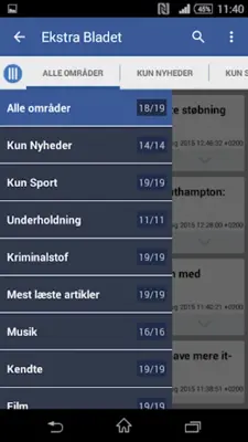 Denmark News android App screenshot 6